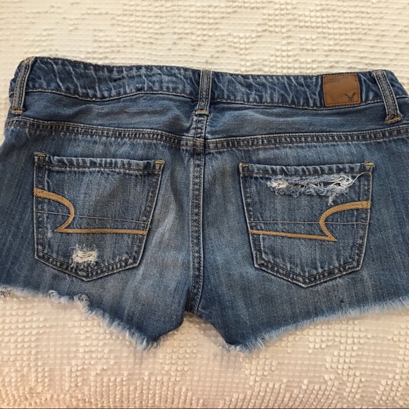 American Eagle super short jean shorts - Picture 2 of 3